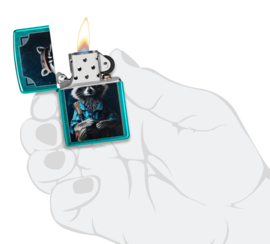 Zippo 60007739 Raccoon Hiker Design