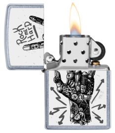 Zippo 60005333 Rock Hand Design