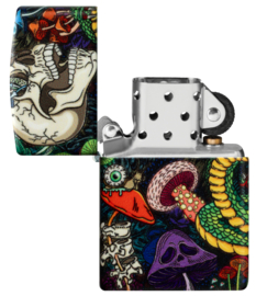 Zippo 60007650 Psychedelic Skull Design