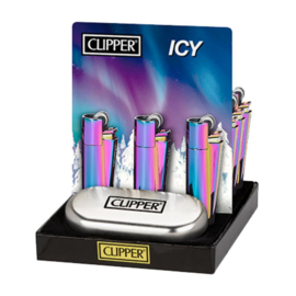Clipper aansteker metal Icy