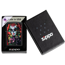 Zippo 60006561  Sugar Skull Woman Design GLOW IN THE DARK