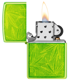 Zippo 60007214  Cannabis Leaves Design