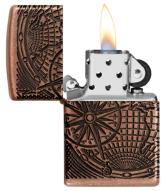 Zippo 60005451 29736 World Map Design