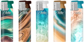 Aansteker turbo soft touch marmer (50)