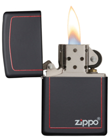 Zippo 60001437 Black Matte Zippo Border