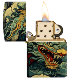 Zippo 60007436  Colourful Dragon Design