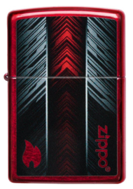 Zippo 60006143 Red and Gray Zippo Design