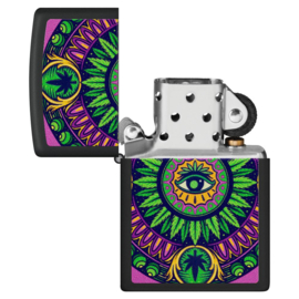 Zippo 60006550 Cannabis Pattern Design