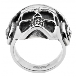 Zippo Headphone Skull Ring - 60