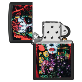 Zippo 60006561  Sugar Skull Woman Design GLOW IN THE DARK