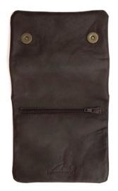 Mestango roll-up leder Pocket bruin