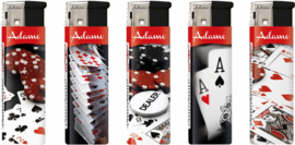 Aansteker met gewone vlam poker (50)