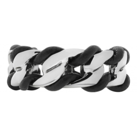 Zippo Steel & Leather Ring - 60