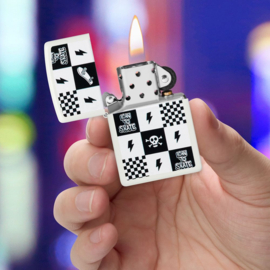 Zippo 60007903 214 Skateboard Checkers Design