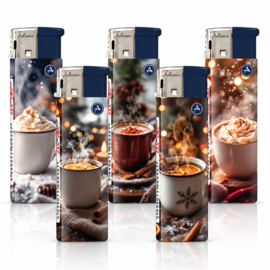 Aansteker gewone vlam Winter drink (50)
