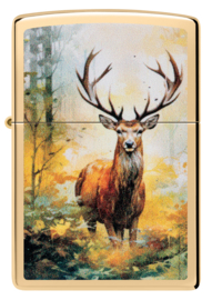Zippo 60007254  Watercolor Deer Design