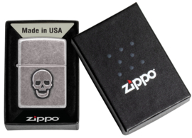 Zippo 60007527  Stamped Skull Design