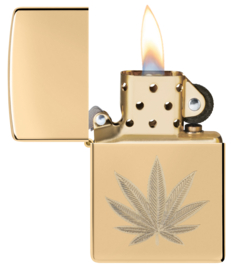 Zippo 60007419  Cannabis Leaf Design