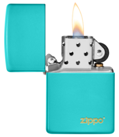 Zippo 60005827 49454 Flat Turquoise Zippo Lasered