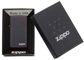 Zippo 60001438 Slim Black Matte Zippo Border