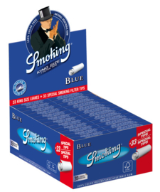 Smoking Bleu King Size + Filter tip (24)