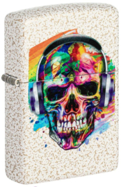 Zippo 60006144 Skull Headphones Design