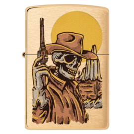 Zippo 60006579 Wild West Skeleton Design