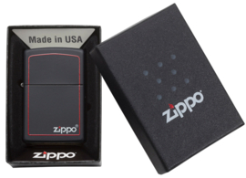 Zippo 60001437 Black Matte Zippo Border