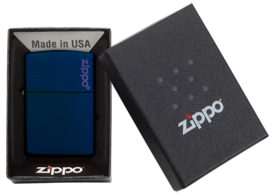 Zippo 60001569 Navy Blue Matte w/ Logo