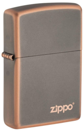 Zippo 60006257 RUSTIC BRONZE wth ZIPPO LOGO