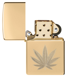Zippo 60007419  Cannabis Leaf Design