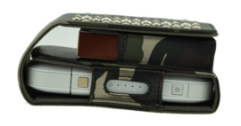 GC etui IQOS oplader+heets camouflage kunstleder