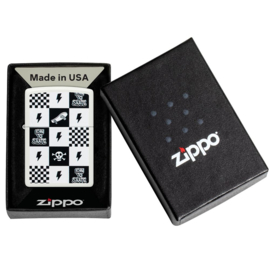 Zippo 60007903 214 Skateboard Checkers Design