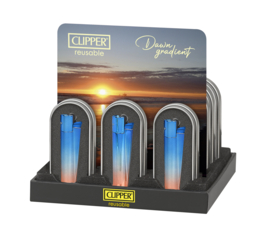 Clipper aansteker metal Dawn Gradient