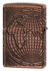 Zippo 60005451 29736 World Map Design