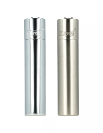 Clipper aansteker metal chrome mat & glans