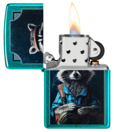 Zippo 60007739 Raccoon Hiker Design