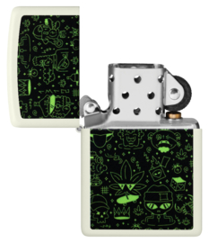 Zippo 60007390  Doodle Cannabis Design