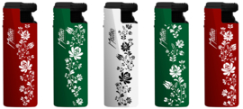 Aansteker METAL CASE turbo Bloemen (25)