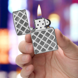 Zippo 60007928 167 Diamond Plate Pattern Design
