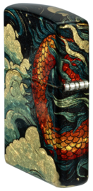 Zippo 60007436  Colourful Dragon Design