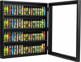 Houten display voor 72 clippers zwart