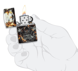 Zippo 60006136 Smokey Skulls Design