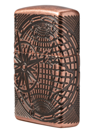 Zippo 60005451 29736 World Map Design