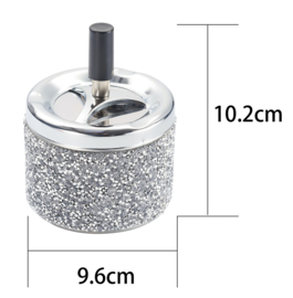 Draaiasbak  Strass Ø 10cm (6)
