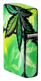 Zippo 60007204  Glowing Cannabis Design