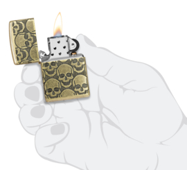Zippo 60007234  Skulls Design