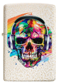 Zippo 60006144 Skull Headphones Design