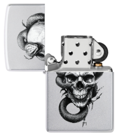 Zippo 60007695 Skull and Snake Design