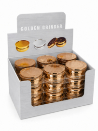 Grinder kunststof goudkleurig (24)